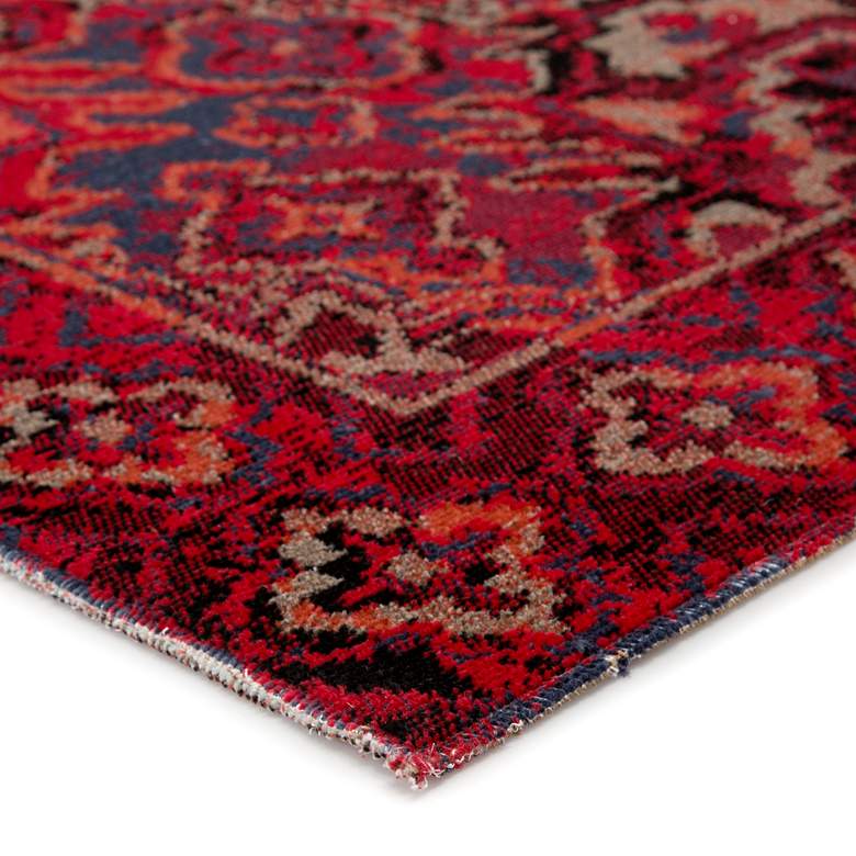 Image 3 Jaipur Polaris Chaya POL21 5'3"x7'6" Red and Black Area R more views