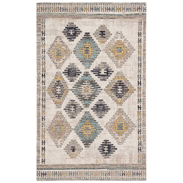 Image 2 Jaipur Polaris POL17 7'6"x9'6" Yellow Blue Area Rug