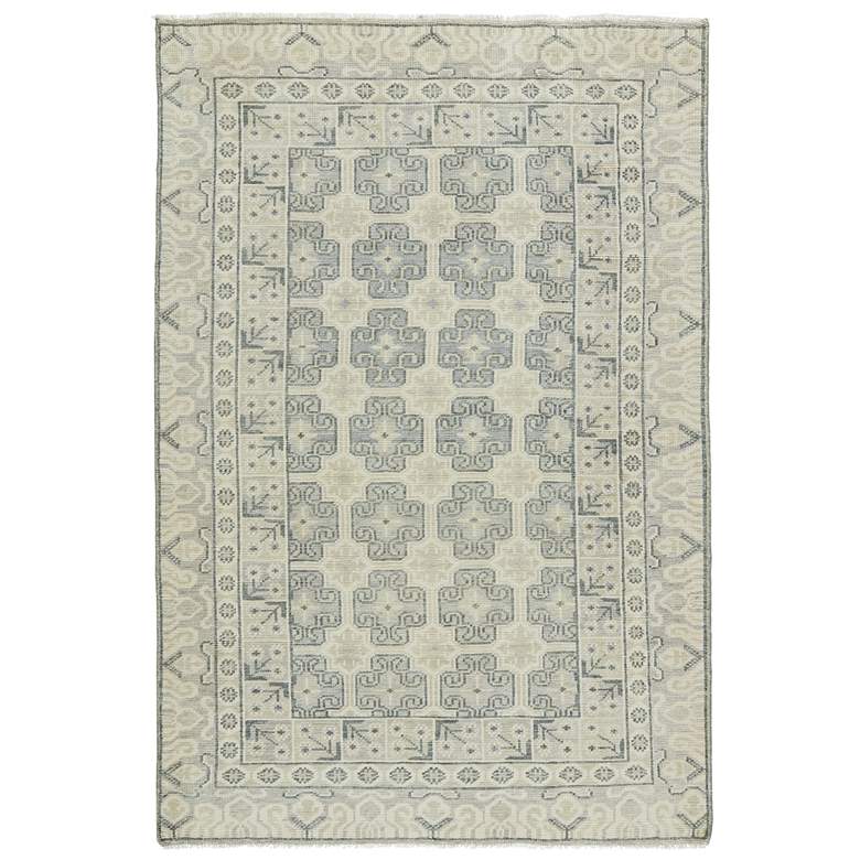 Image 2 Jaipur Salinas Stage SLN08 6'x9' Ivory and Green Area Rug