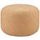 Jaipur Santa Rosa Beige Solid Cylinder Pouf Ottoman