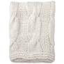 Jaipur Serin Koen Ivory Decorative Throw Blanket