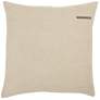 Jaipur Taiga Ortiz Solid Light Gray 22" Square Throw Pillow