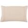 Jaipur Taiga Rosario Solid Blush 24"x16" Lumbar Throw Pillow