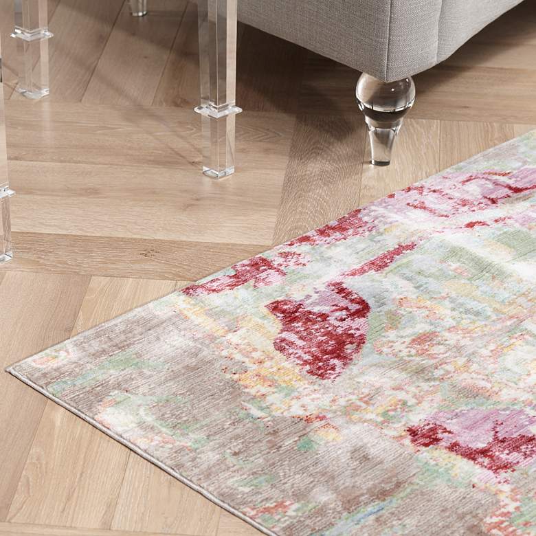 Image 1 Jaipur Varuna RUG133463 8'x10' Blue Trellis Rectangle Area Rug