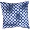 Jaipur Veranda Chain Blue 18" Indoor-Outdoor Pillow