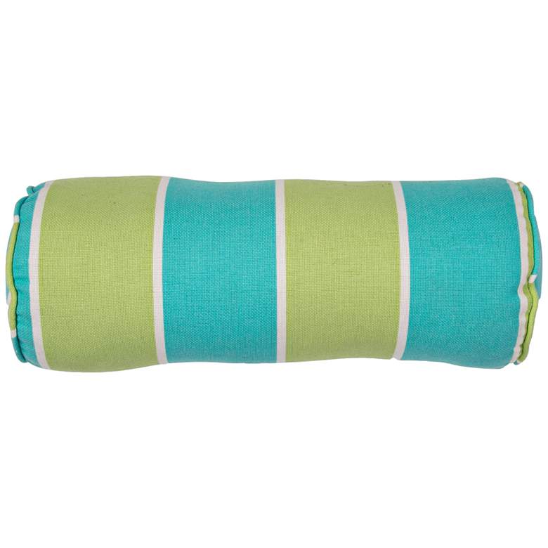 Image 1 Jaipur Veranda Green-Blue 20 inchx7 inch Indoor-Outdoor Pillow