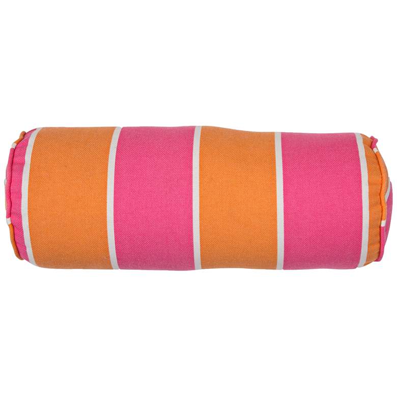 Image 1 Jaipur Veranda Orange-Pink 20 inchx7 inch Indoor-Outdoor Pillow
