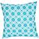 Jaipur Veranda Trellis Turquoise 20" Indoor-Outdoor Pillow