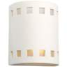 Jaken 10" High Paintable White Bisque Outdoor Wall Light
