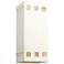 Jaken-12.5-inch-high-ceramic-paintable-white-row-of-squares-up/down-LED