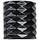 Jaken-9.75-inch-high-ceramic-black-up/down-LED-outdoor-wall-light