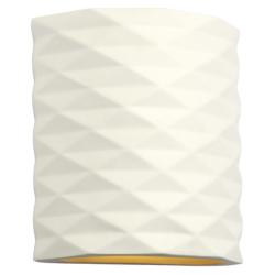 jaken-9.75-inch-high-ceramic-paintable-white-up/down-led-outdoor-wall-light