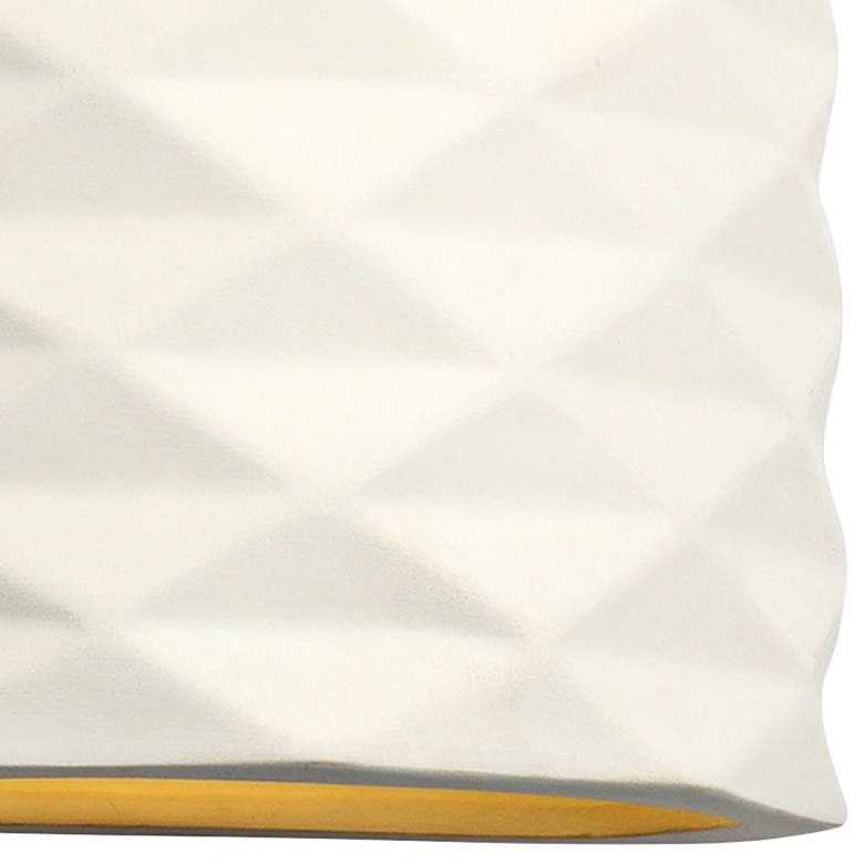 Image 3 Jaken 9 3/4"H Paintable White Bisque LED Outdoor Wall Light more views