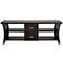 Jakes Cappuccino Wood 2-Drawer Open TV Console