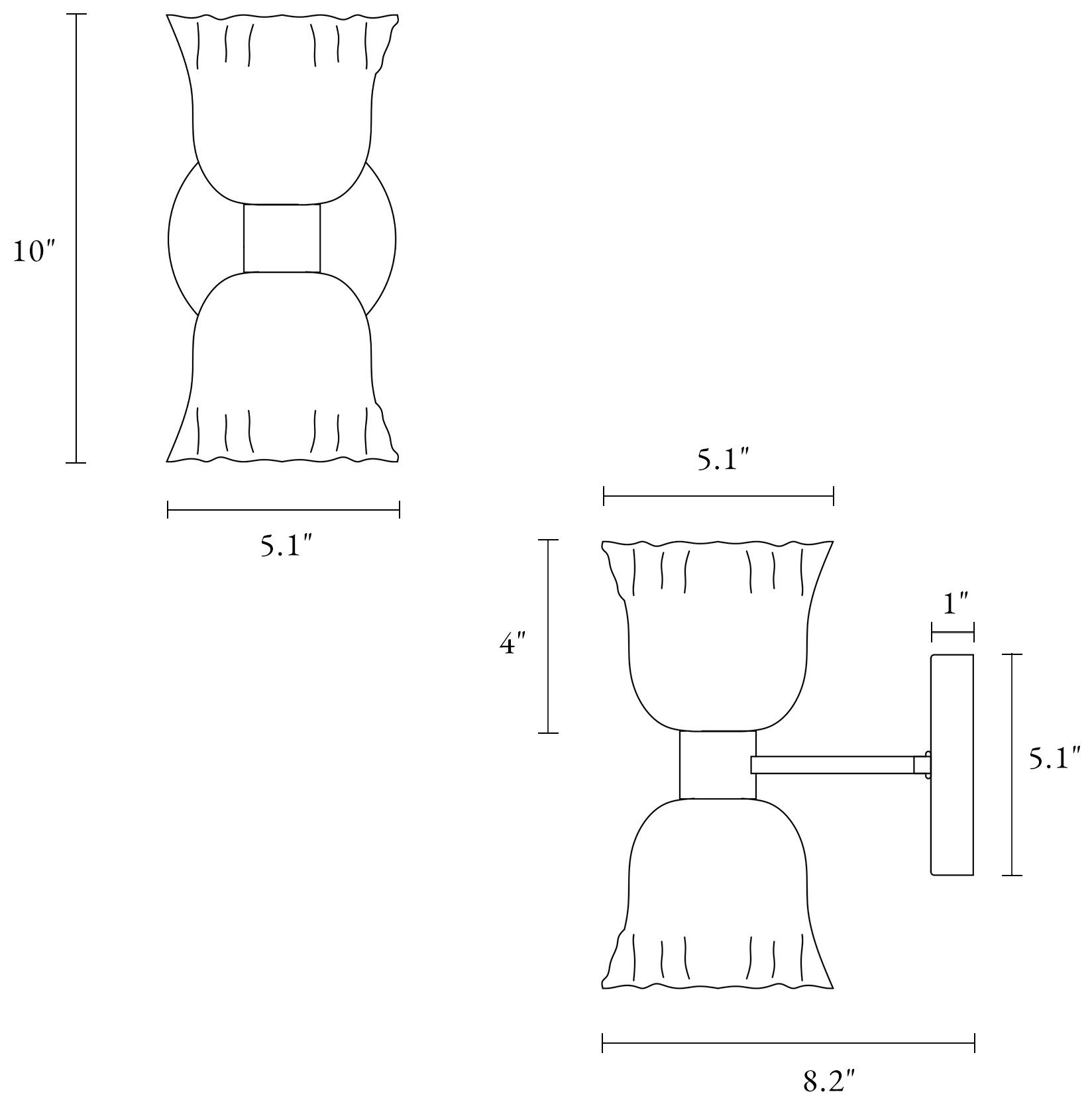 Image 4 Jalebess 2-Light Glass Wall Sconces - Made to Order more views