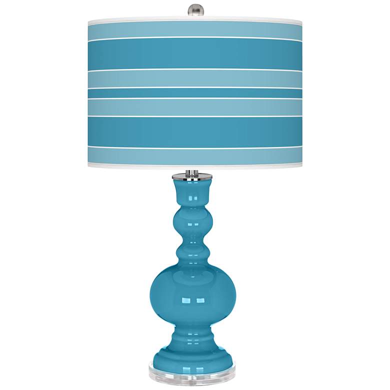 Image 1 Jamaica Bay Bold Stripe Apothecary Table Lamp