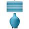 Jamaica Bay Bold Stripe Ovo Table Lamp