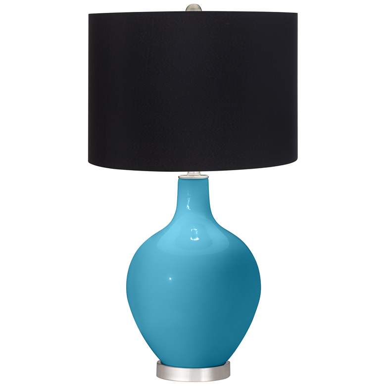 Image 1 Jamaica Bay Ovo Table Lamp with Black Shade