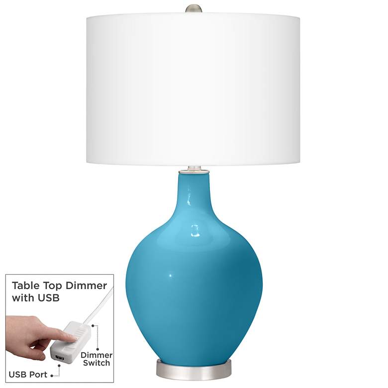Image 1 Jamaica Bay Ovo Table Lamp With Dimmer