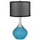 Jamaica Bay Spencer Table Lamp with Organza Black Shade