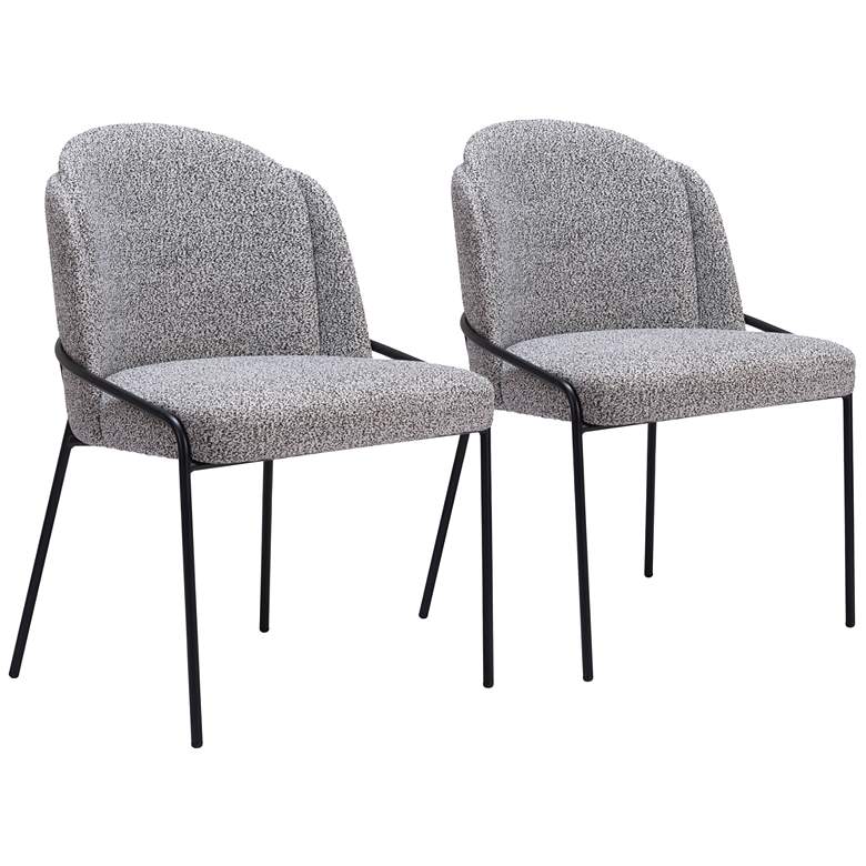 Image 1 Jambi Dining Chair (Set of 2) Black & White