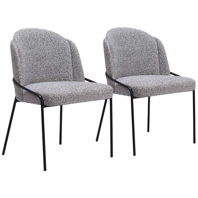 Image 1 Jambi Dining Chair (Set of 2) Black &#38; White