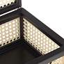 Jamboree Black Wood and Painted Mesh Decorative Boxes Set of 2 in scene