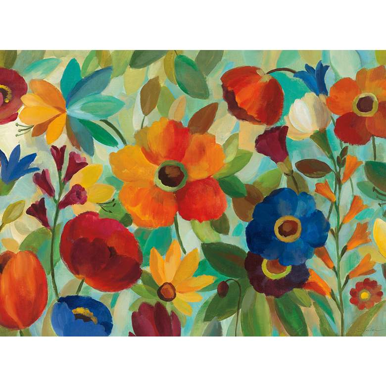 Image 1 Jamboree Garden 40" Wide All-Weather Outdoor Canvas Wall Art