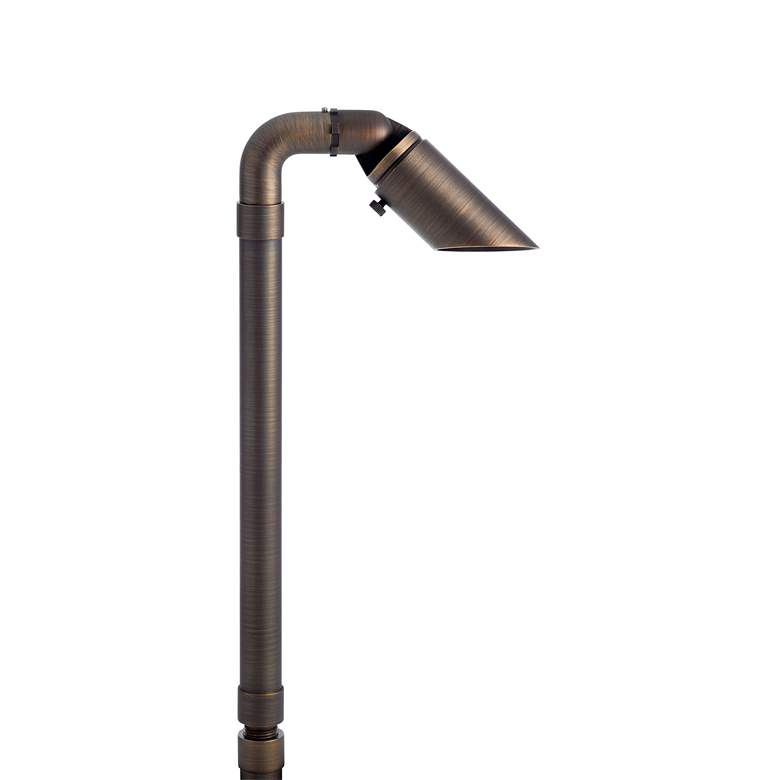 Image 3 James 13" High Centennial Brass Male Female Landscape Riser more views
