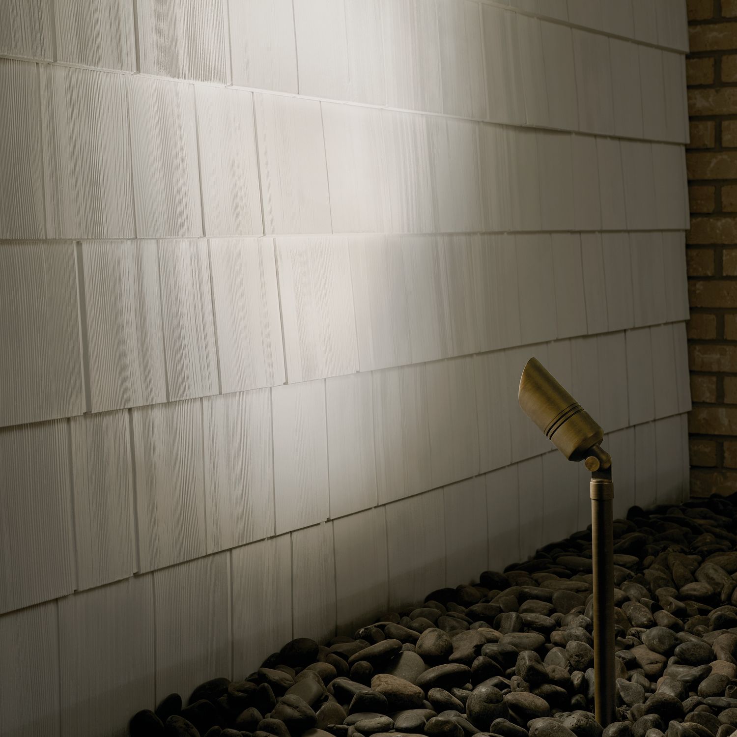 James 13" High Centennial Brass Male Female Landscape Riser