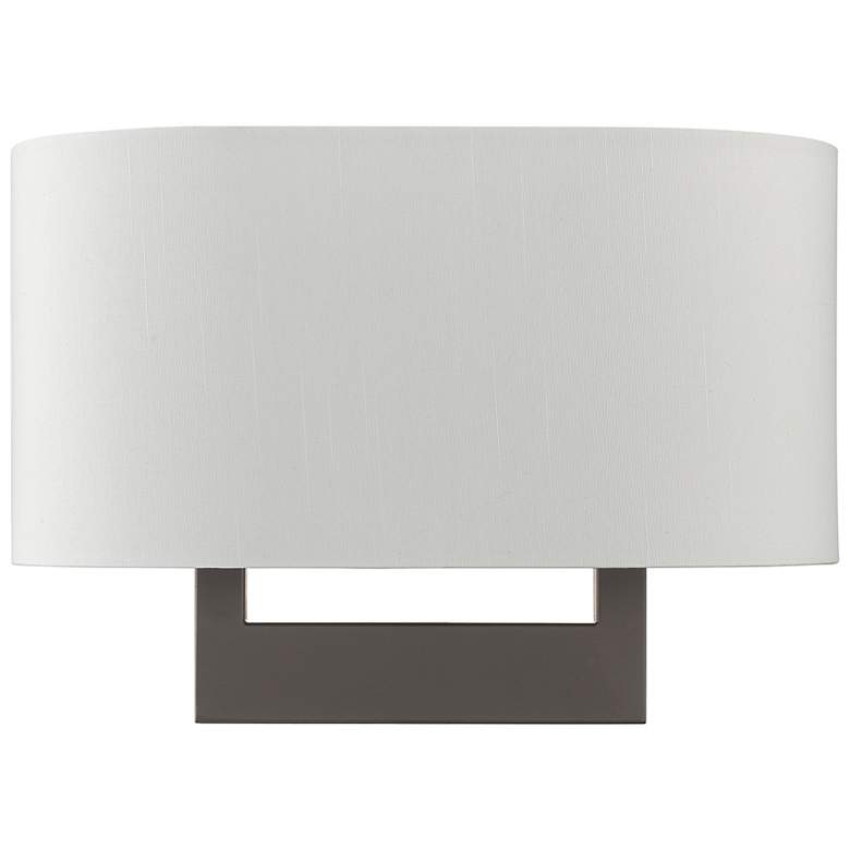 Image 4 James 9" High Bronze Rectangular Wall Sconce more views