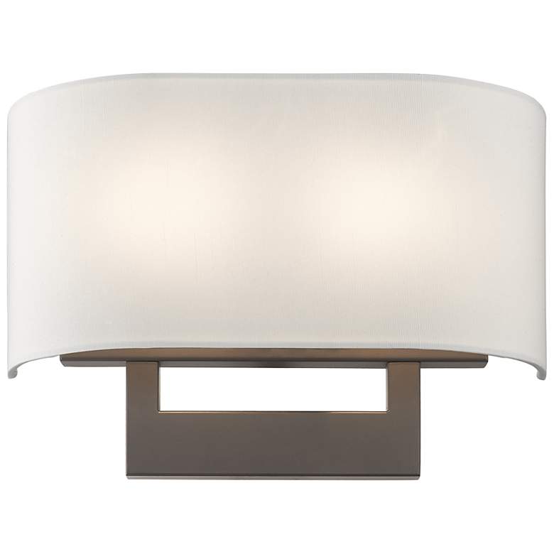 Image 5 James 9" High Bronze Rectangular Wall Sconce more views