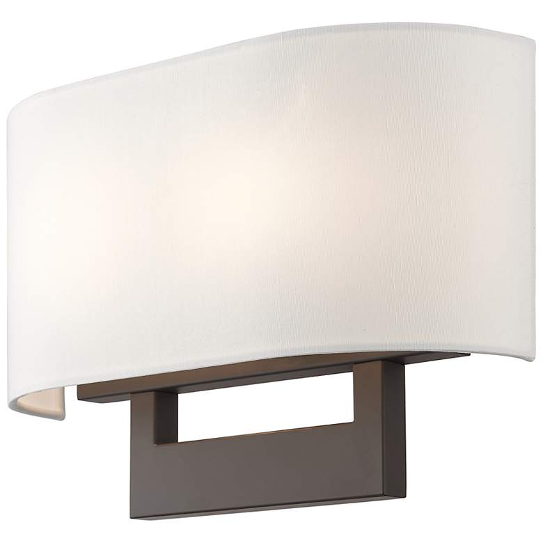Image 7 James 9" High Bronze Rectangular Wall Sconce more views