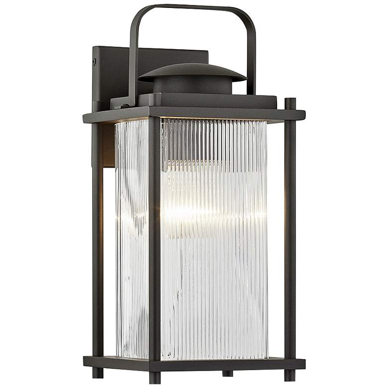 Image 1 James Bay 14" High Bronze Outdoor Wall Light