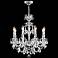 James Moder Brindisi 23" Wide Silver Chrome Crystal Chandelier