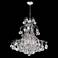 James Moder Cascade 22" Wide Traditional Silver Crystal Chandelier