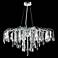 James Moder Contemporary 31" Wide Silver Crystal Chandelier