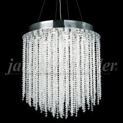 James Moder Continental Fashion 28&quot; Wide Silver Chandelier