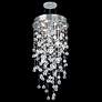James Moder Crystal Rain 20" Wide Silver and Glass Modern Chandelier