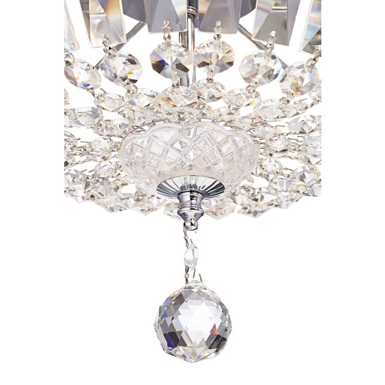 Image 6 James Moder Ibiza 24"W Silver 11-Light Crystal Chandelier more views