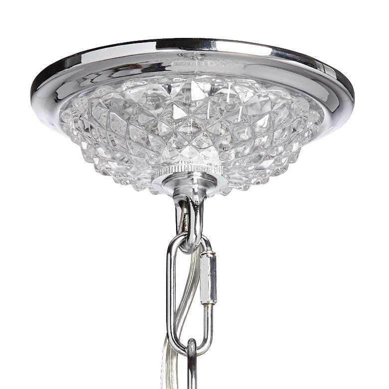 Image 7 James Moder Ibiza 24"W Silver 11-Light Crystal Chandelier more views