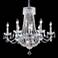 James Moder Imperial 25"W Silver 12-Light Empire Chandelier
