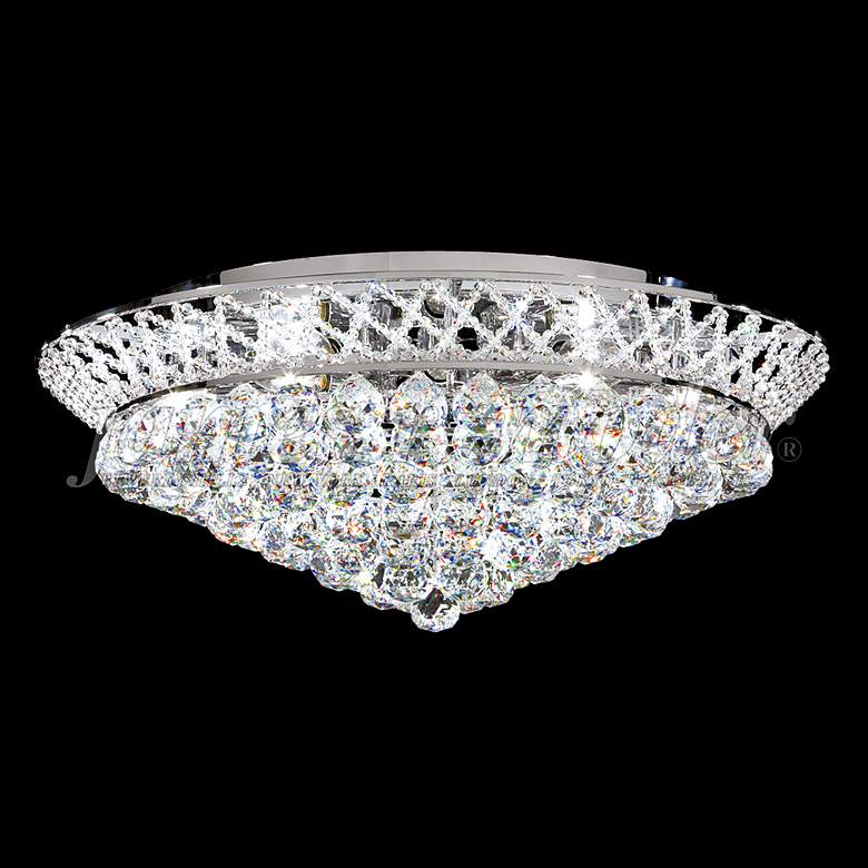 Image 1 James Moder Jacqueline 26" Wide Silver Crystal Ceiling Light