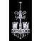 James Moder Venetian 19 1/2" 6-Light Traditional Crystal Chandelier