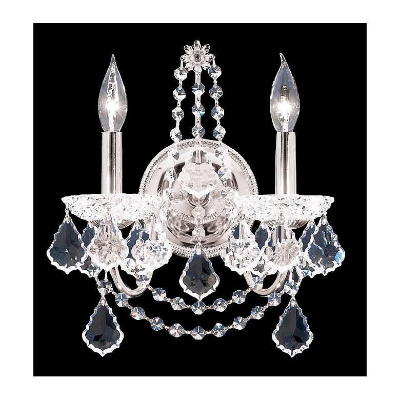 Image 1 James R.  Moder 14" High Crystal Wall Sconce