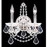 James R.  Moder 14" High Crystal Wall Sconce