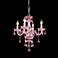James R. Moder 14" Wide 4-Light Rosa Crystal Mini Chandelier