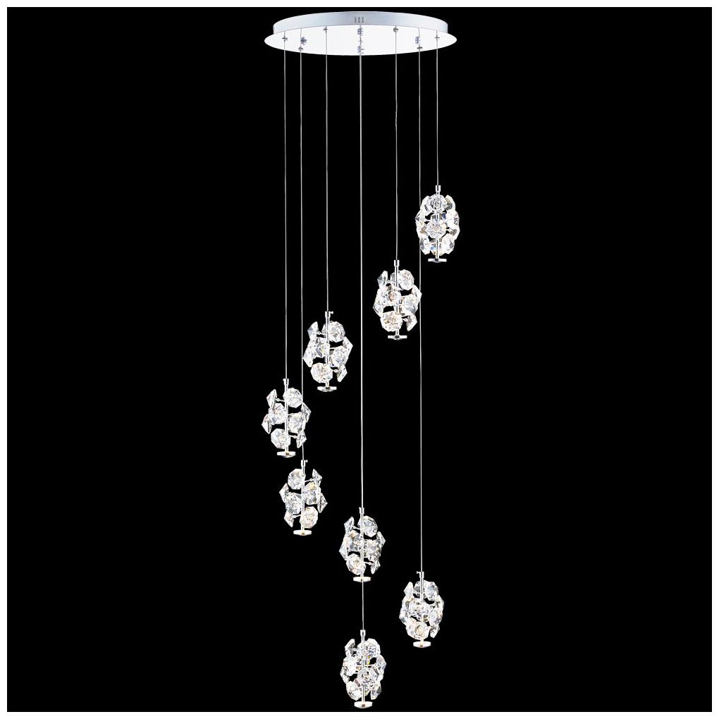 James R Moder 20" Continental Entrance Chandelier with  8 Pendents