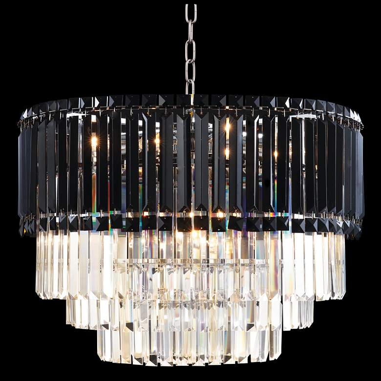 Image 1 James R Moder 24" Pendant with Black Accents