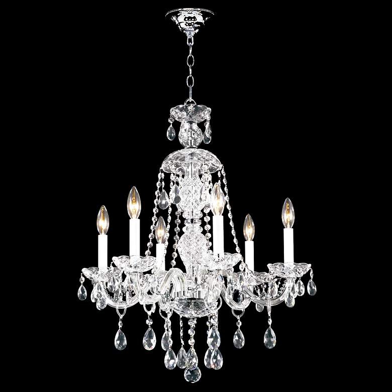 Image 1 James R. Moder 24 inch Wide Palace Ice 6-Light Chandelier